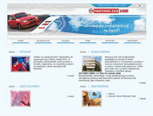 Tablet Screenshot of hanyang-zas.com.pl